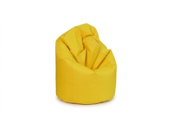 Zitzak fauteuil okergeel 70x70x110cm polyester