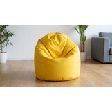 Zitzak fauteuil okergeel 70x70x110cm polyester