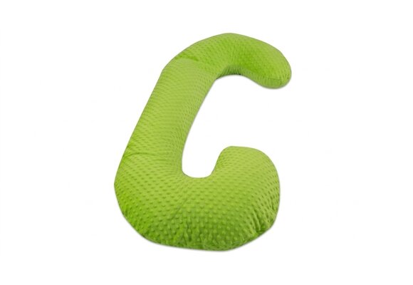 Voedingskussen - Zwangerschapskussen - 100% katoen - 240 cm - groen