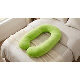 Voedingskussen - Zwangerschapskussen - 100% katoen - 240 cm - groen