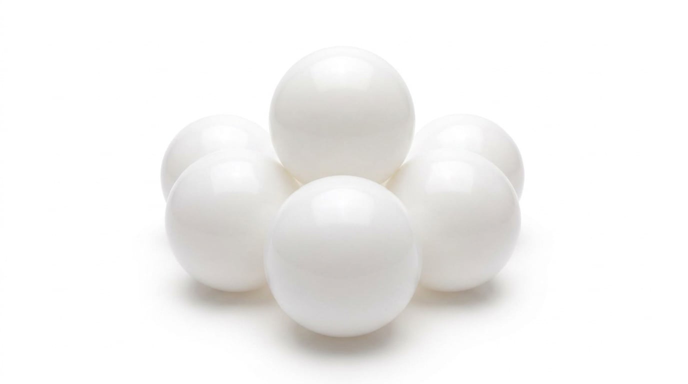 Ballenbak ballen wit (70mm) 300 stuks