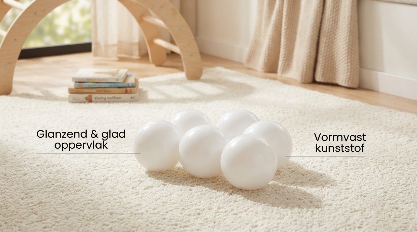 Ballenbak ballen wit (70mm) 300 stuks