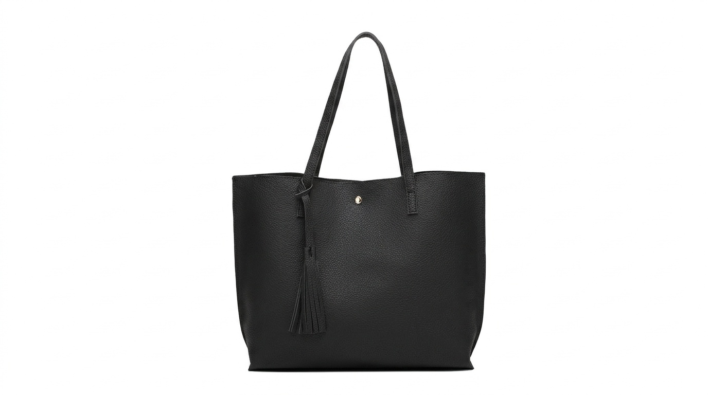 Schoudertas dames - handtas - 36x11x30 cm - zwart