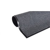 Deurmat 60x90 cm Grijs - Duurzame Droogloopmat van Polypropyleen & Rubber