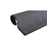 Deurmat - droogloopmat - inloopmat - 60 x 90 cm - grijs