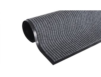 Deurmat - droogloopmat - inloopmat - 60 x 90 cm - grijs