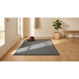 Deurmat - droogloopmat - inloopmat - 60 x 90 cm - grijs