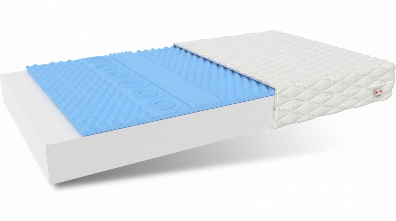 Schuim matras H3 80x200cm dikte 12cm 7 zones