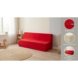 Kinder meubel - Kinder fauteuil - Kinderbankje - rood - 50 x 120 x 40 cm - 215 gram