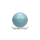 Ballenbak ballen licht blauw (70mm) 500 stuks