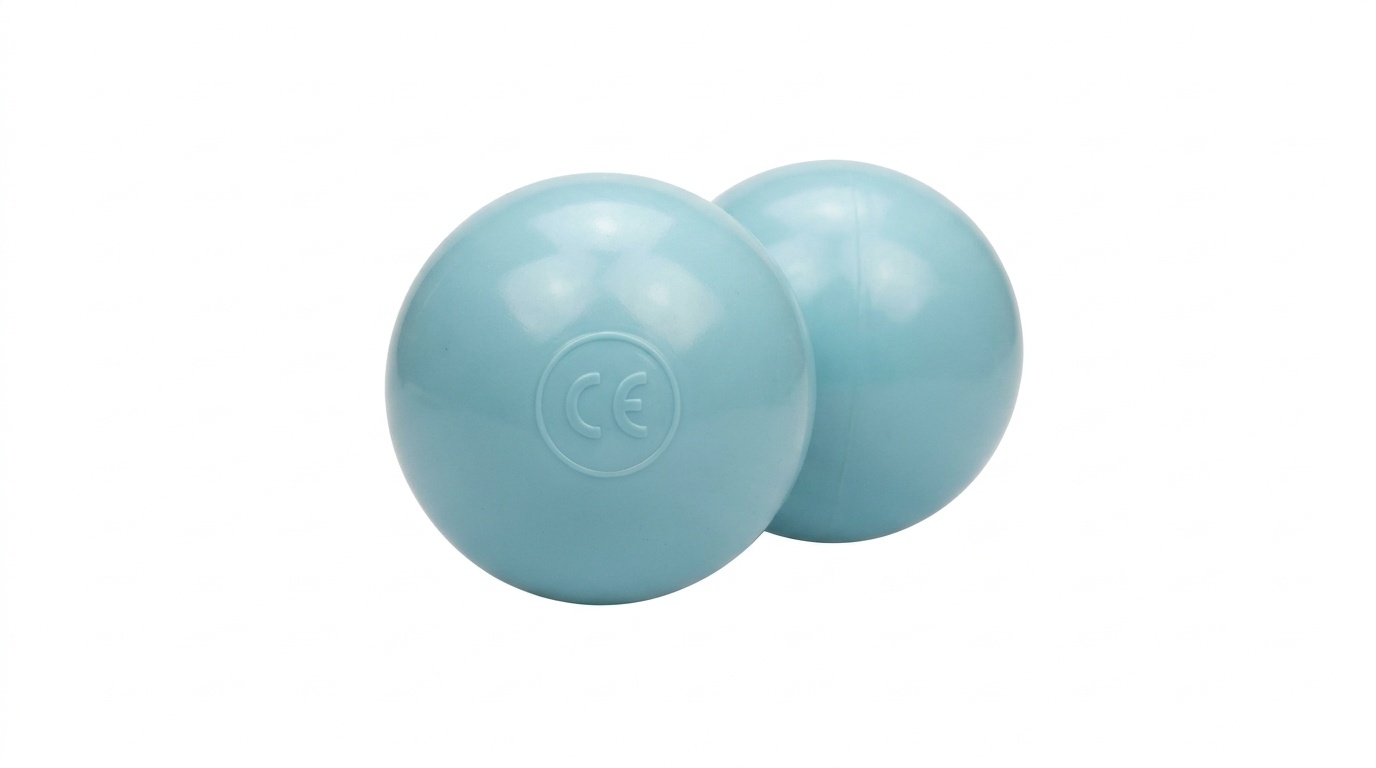 Ballenbak ballen licht blauw (70mm) 500 stuks