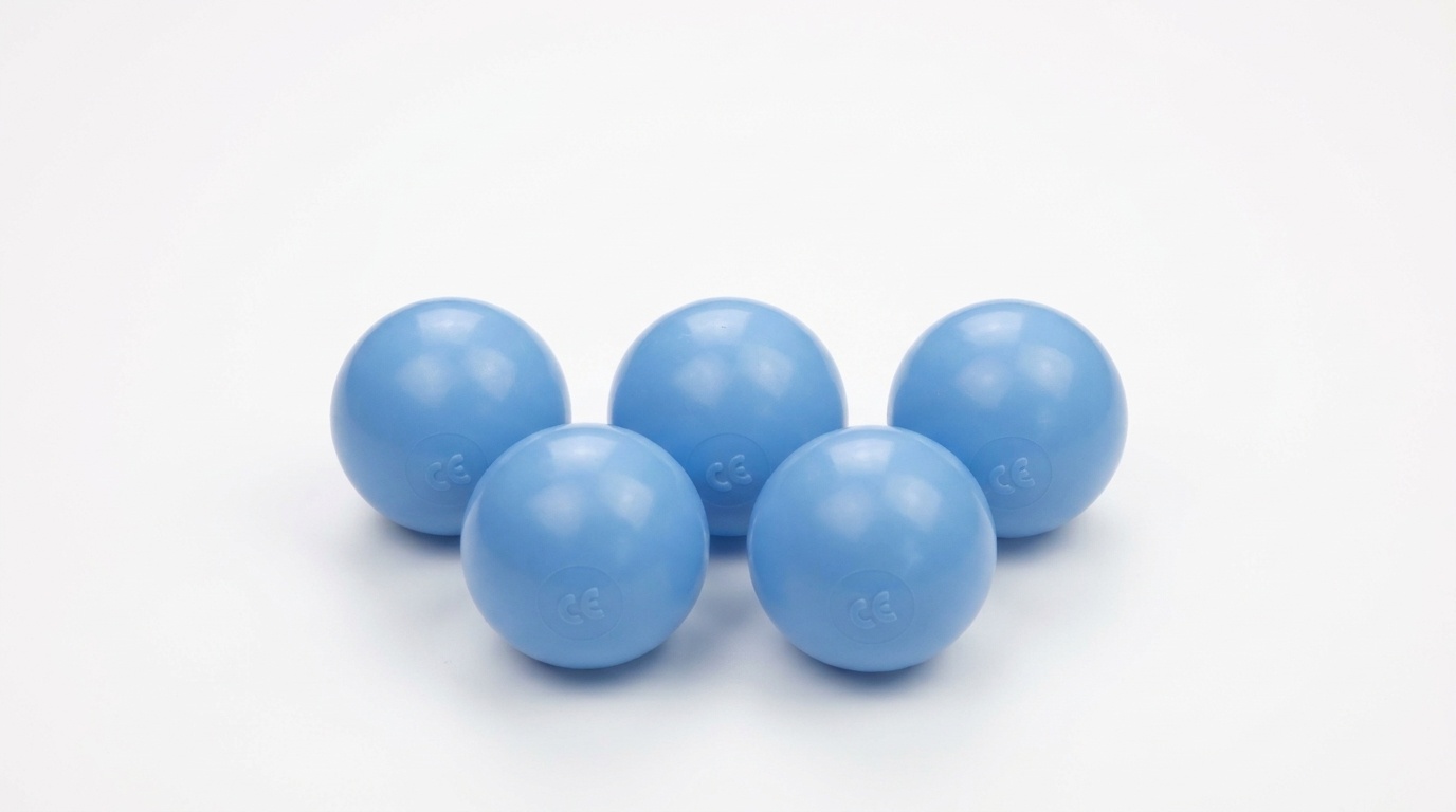 Ballenbak ballen baby blauw (70mm) 500 stuks