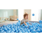Ballenbak ballen baby blauw (70mm) 500 stuks