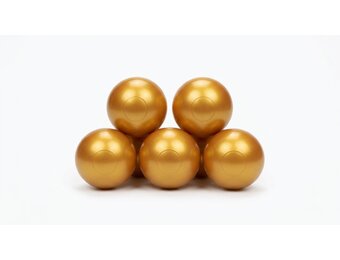 Ballenbak ballen goud (70mm) 500 stuks