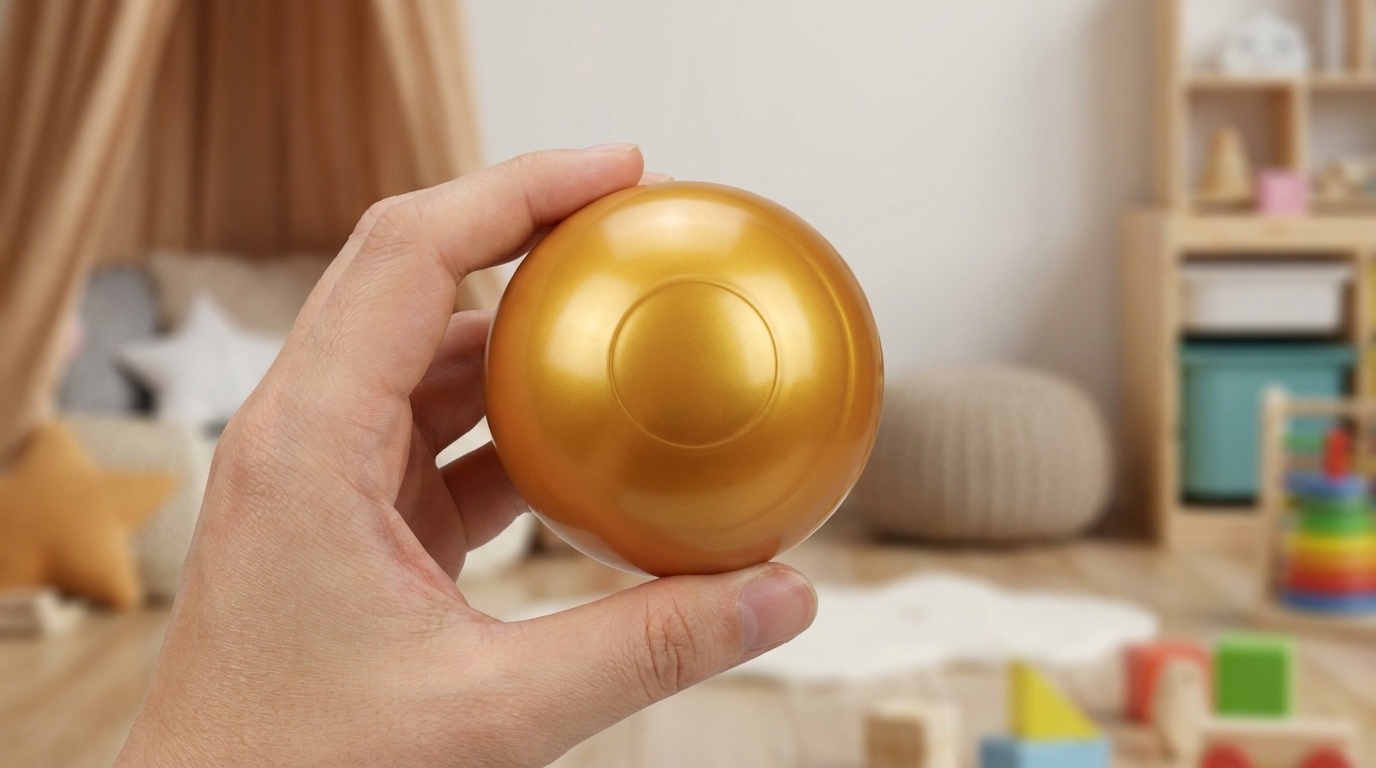 Ballenbak ballen goud (70mm) 500 stuks