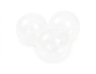 Ballenbak ballen transparant (70mm) 500 stuks
