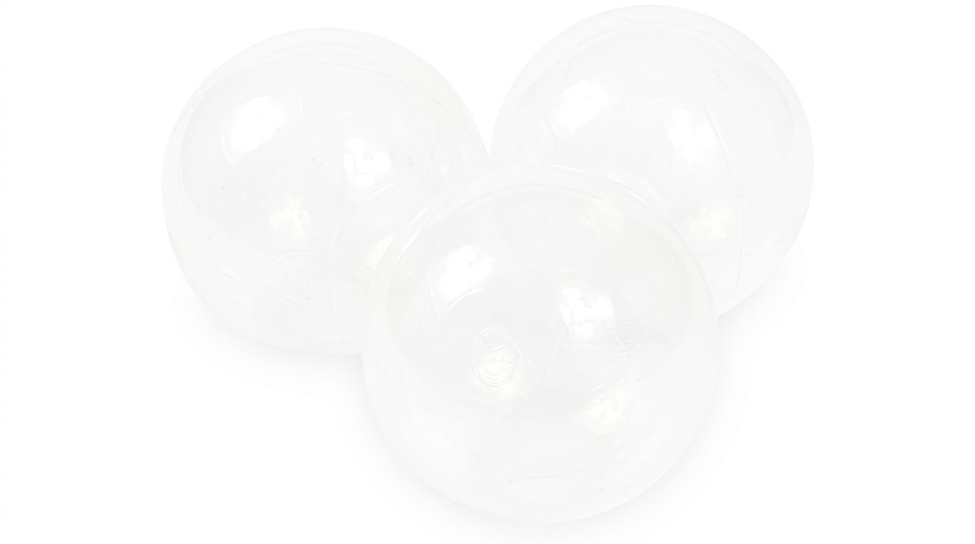 Ballenbak ballen transparant (70mm) 500 stuks
