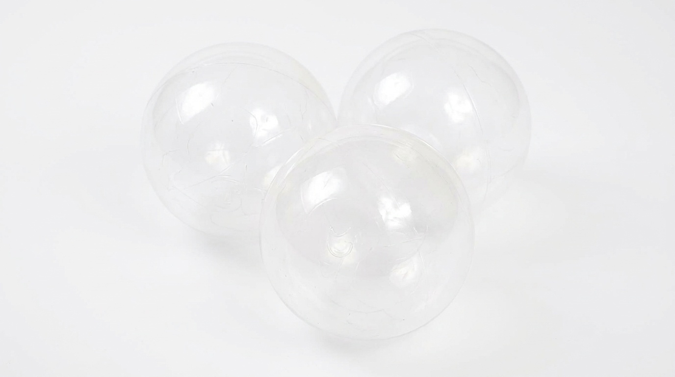 Ballenbak ballen transparant (70mm) 500 stuks