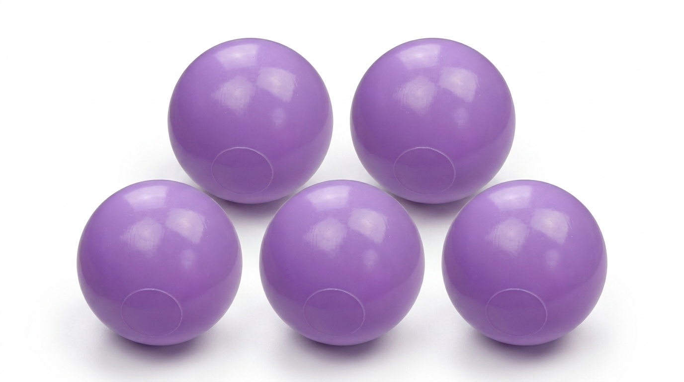 Ballenbak ballen licht paars (70mm) 500 stuks