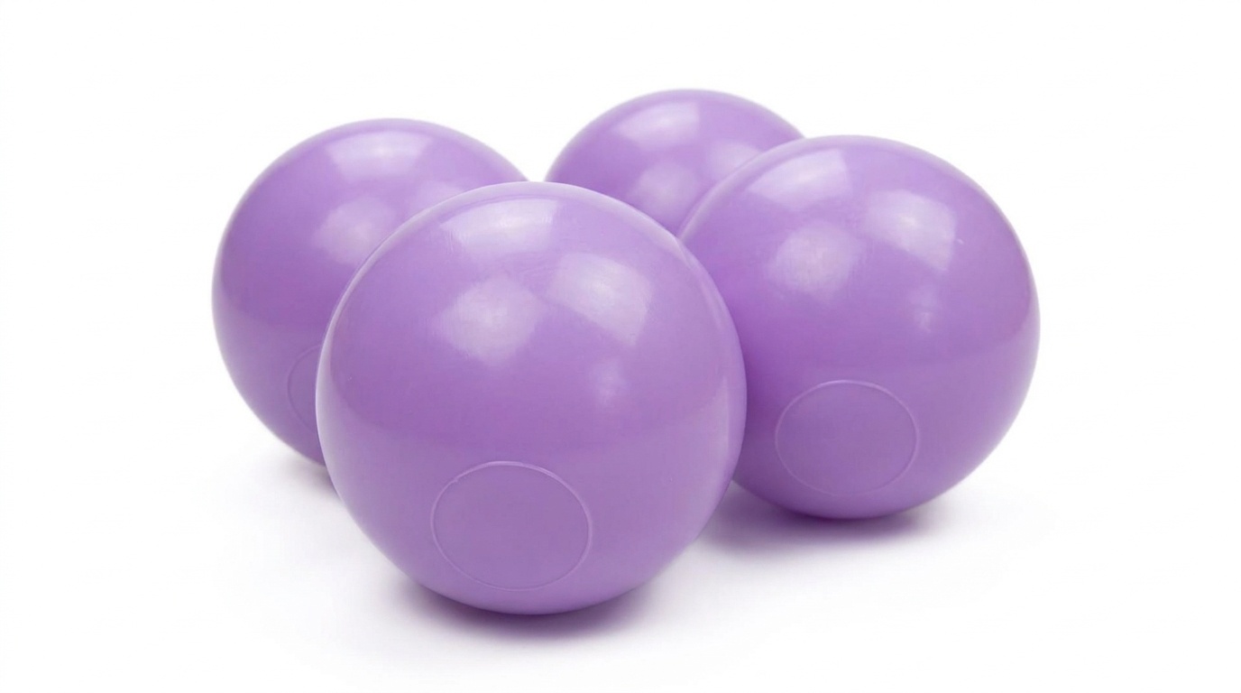 Ballenbak ballen licht paars (70mm) 500 stuks