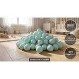 Ballenbak ballen licht mint (70mm) 500 stuks