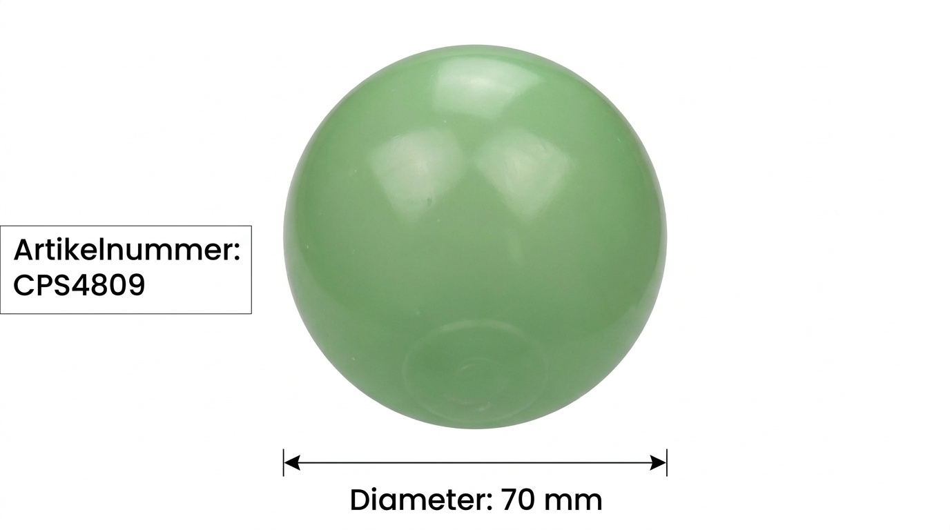 Ballenbak ballen jade (70mm) 500 stuks