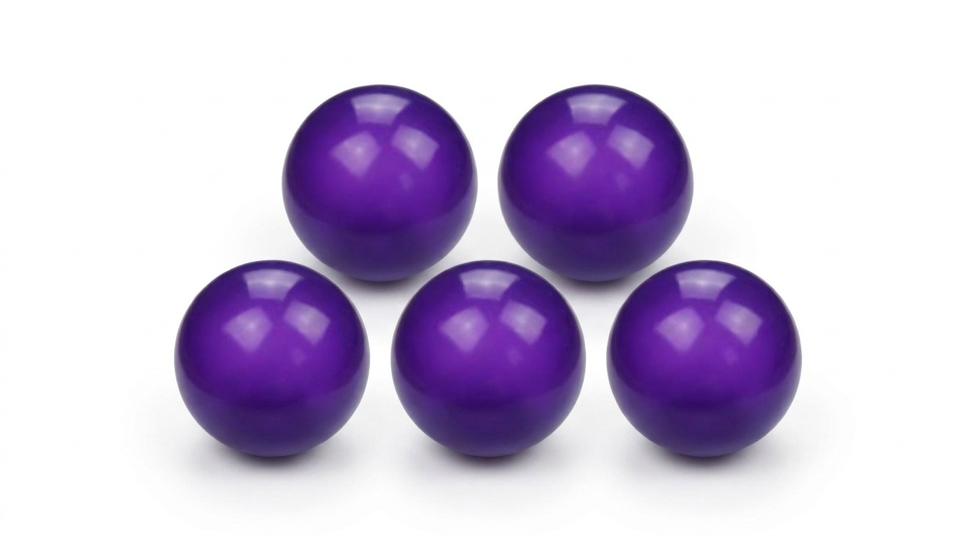 Ballenbak ballen paars (70mm) 500 stuks