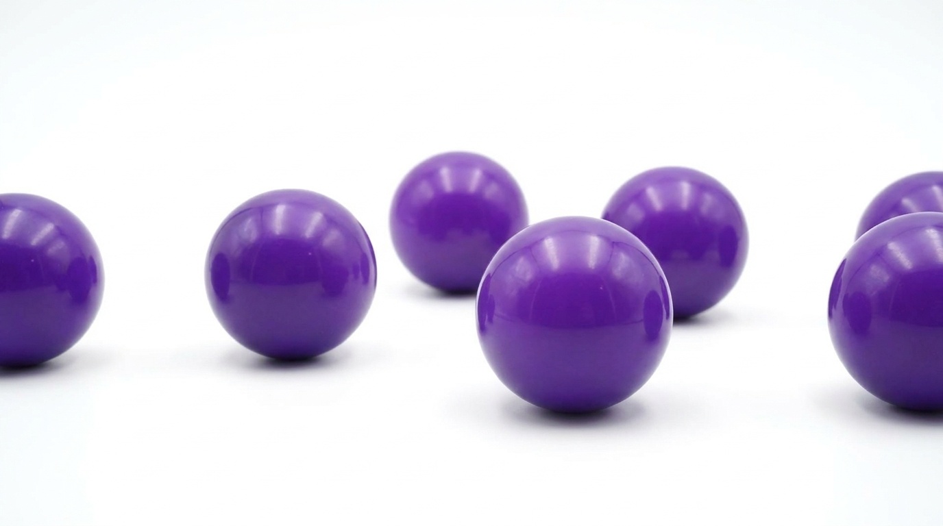 Ballenbak ballen paars (70mm) 500 stuks