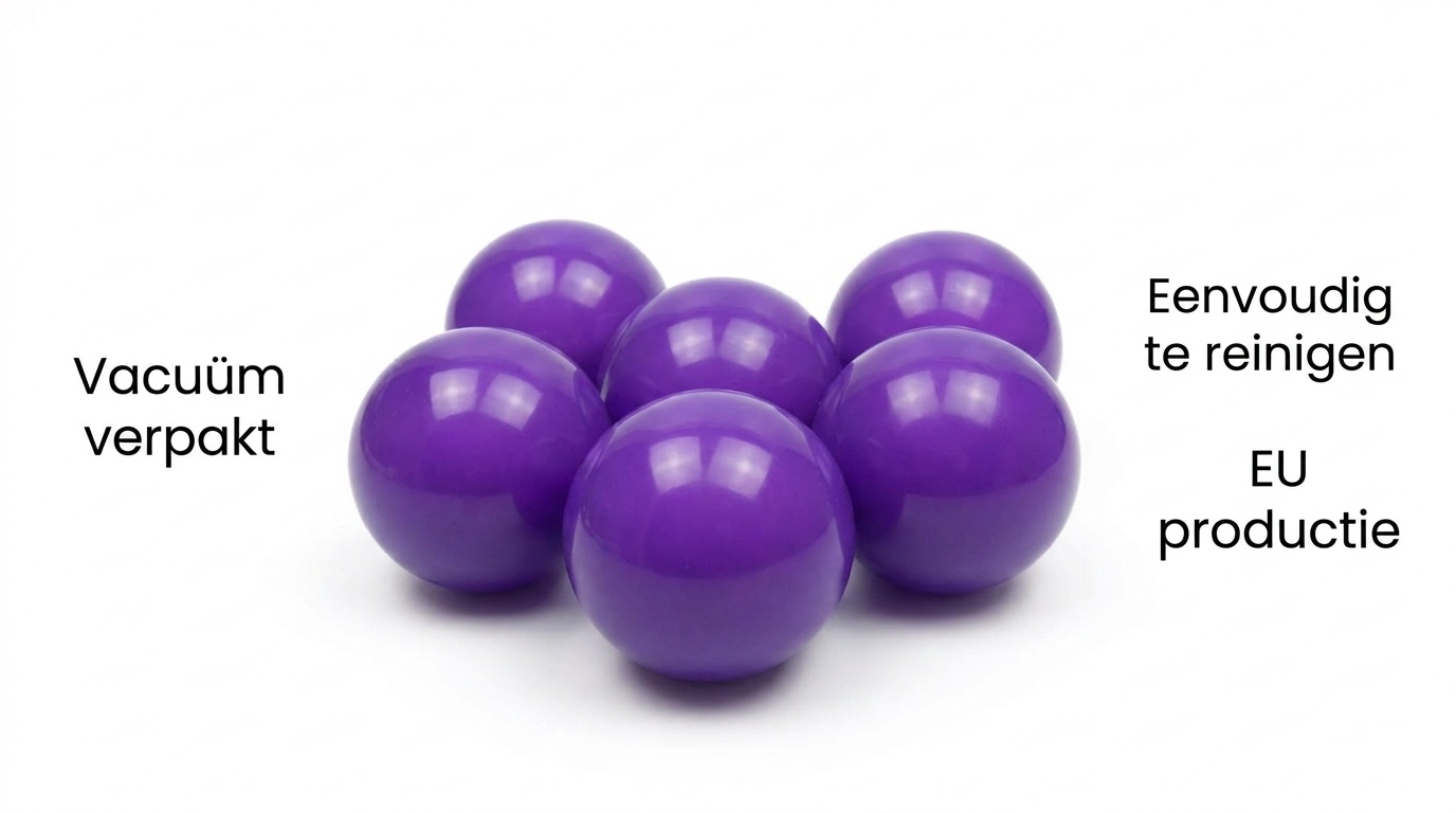 Ballenbak ballen paars (70mm) 500 stuks