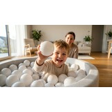 Ballenbak ballen wit (70mm) 500 stuks