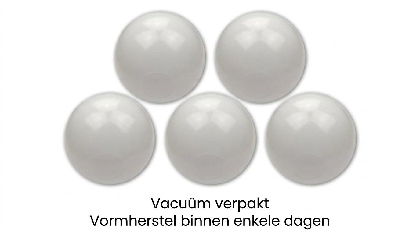 Ballenbak ballen wit (70mm) 500 stuks