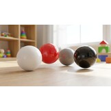 Ballenbak ballen 500 stuks 7cm, wit, rood, grijs, zwart