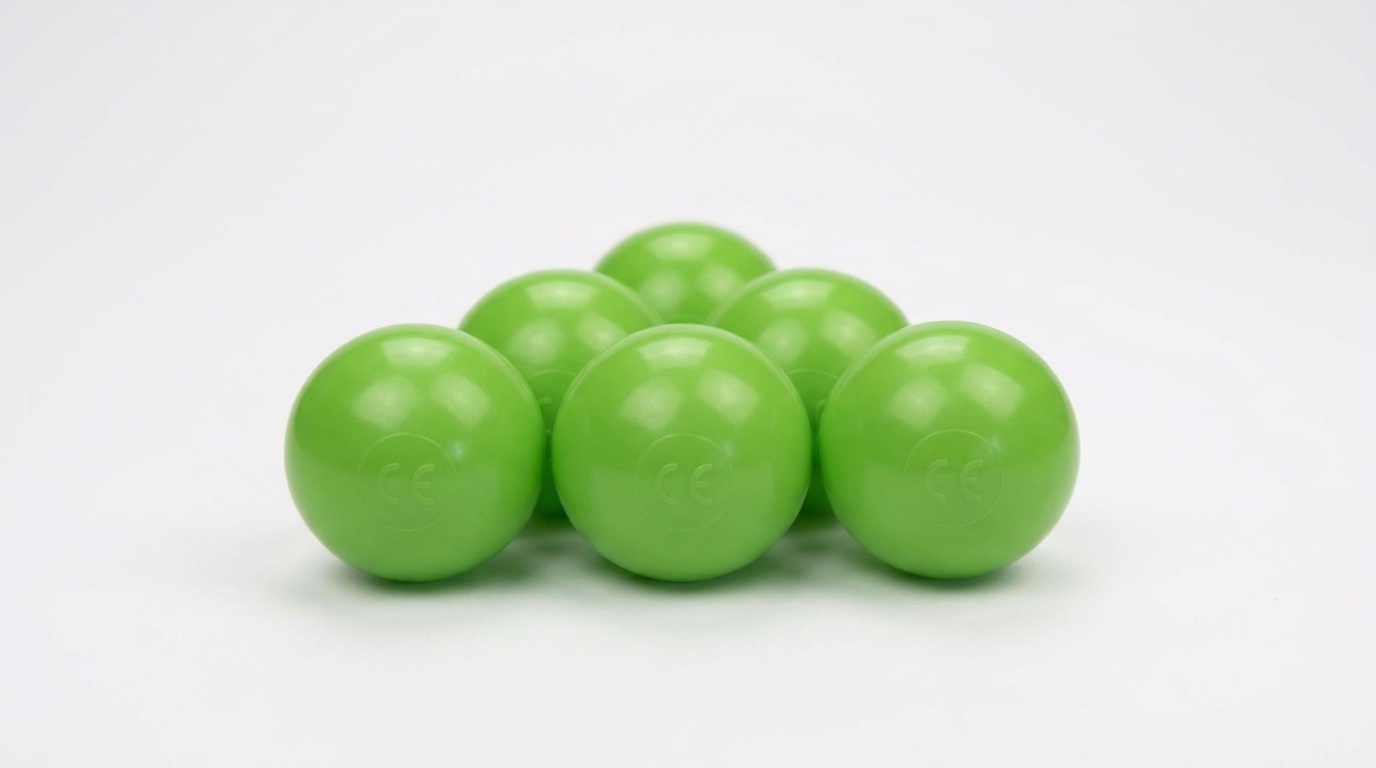 Ballenbak ballen groen (70mm) 500 stuks