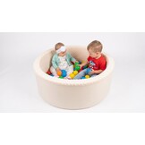 Ballenbak - stevig ballenbad - 90 cm - beige - zonder ballen
