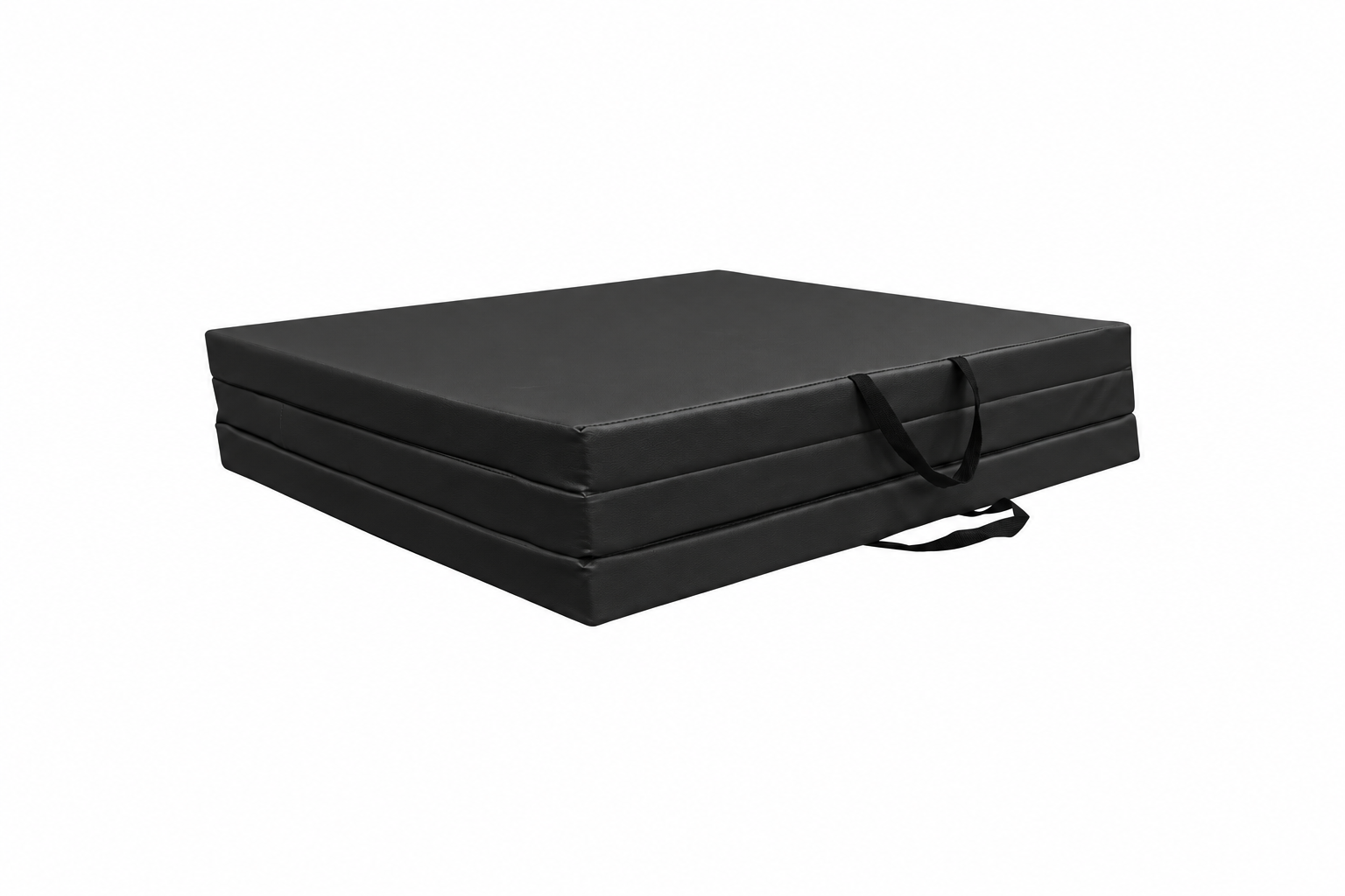 Fitness mat - opvouwbaar - 80x200x5 cm - waterdicht - zwart