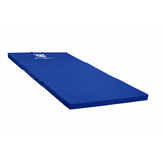 Fitness mat - opvouwbaar - 80x200x5 cm - waterdicht - blauw