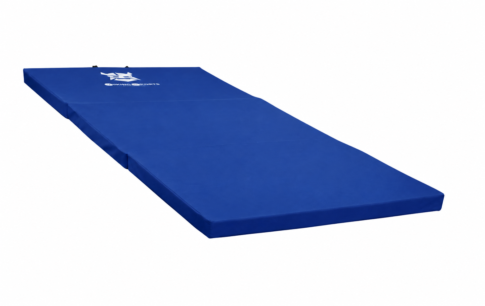 Fitness mat - opvouwbaar - 80x200x5 cm - waterdicht - blauw
