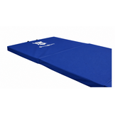 Fitness mat - opvouwbaar - 80x200x5 cm - waterdicht - blauw