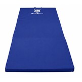 Fitness mat - opvouwbaar - 80x200x5 cm - waterdicht - blauw