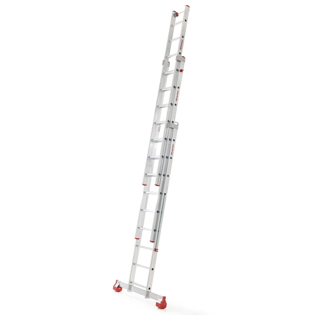 Multifunctionele ladder 3x15 - werkhoogte 11,11 m - aluminium