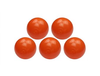 Ballenbak ballen oranje (70mm) 500 stuks