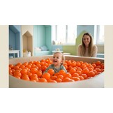 Ballenbak ballen oranje (70mm) 500 stuks