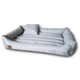 Hondenbed 120 x 90 cm - grijs - hondenkussen - waterdicht