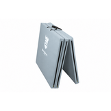 Fitness mat - opvouwbaar - 80x200x5 cm - waterdicht - grijs