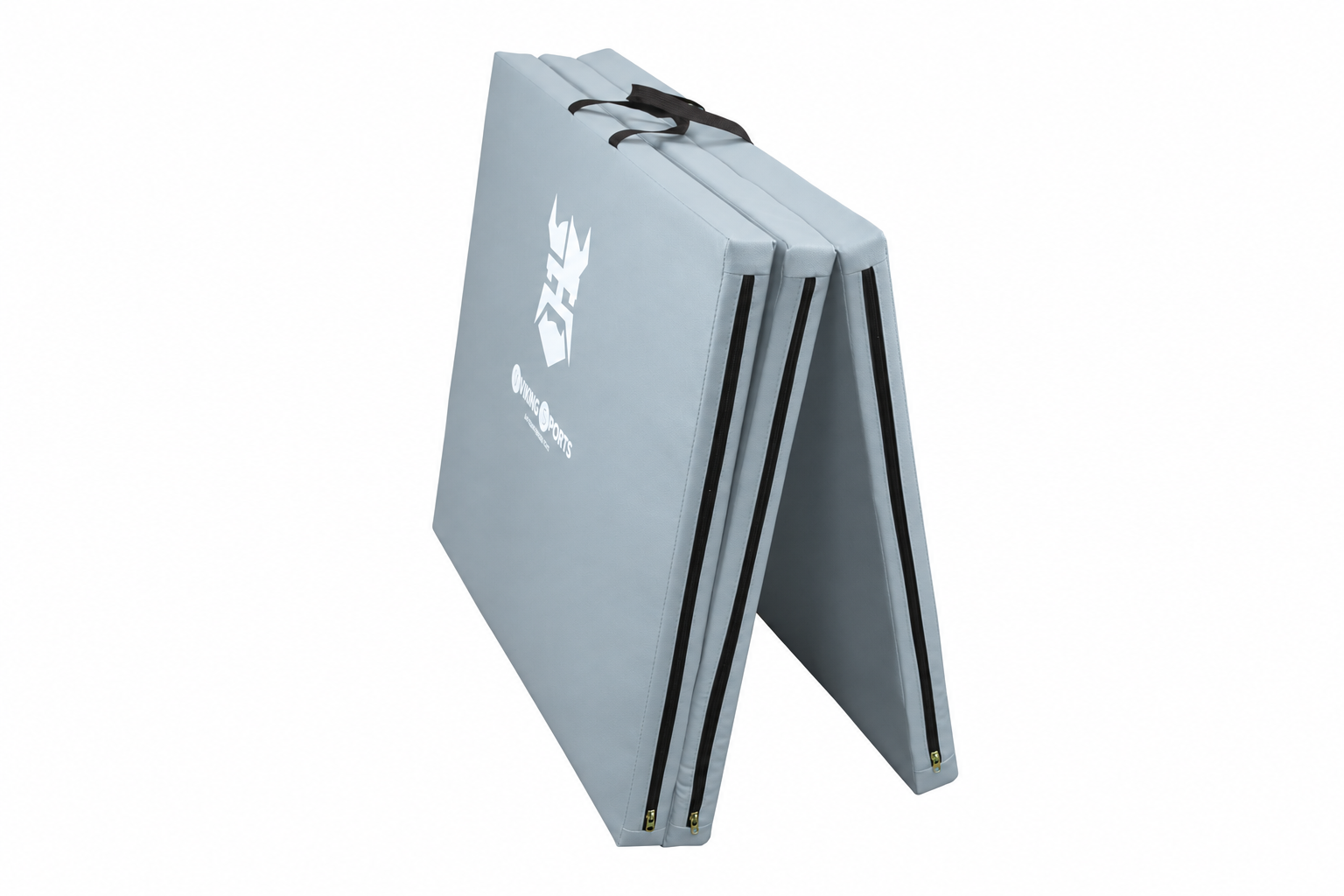 Fitness mat - opvouwbaar - 80x200x5 cm - waterdicht - grijs