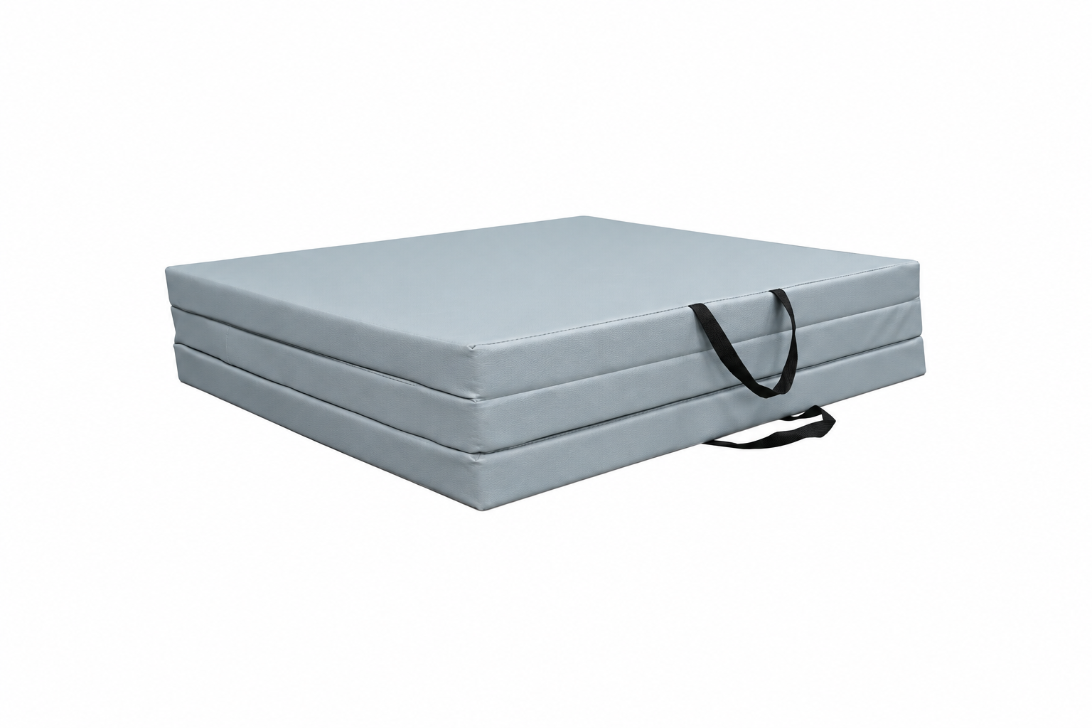 Fitness mat - opvouwbaar - 80x200x5 cm - waterdicht - grijs