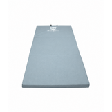 Fitness mat - opvouwbaar - 80x200x5 cm - waterdicht - grijs