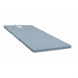 Fitness mat - opvouwbaar - 80x200x5 cm - waterdicht - grijs