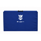 Fitness mat - opvouwbaar - 120x200x5 cm - waterdicht - blauw