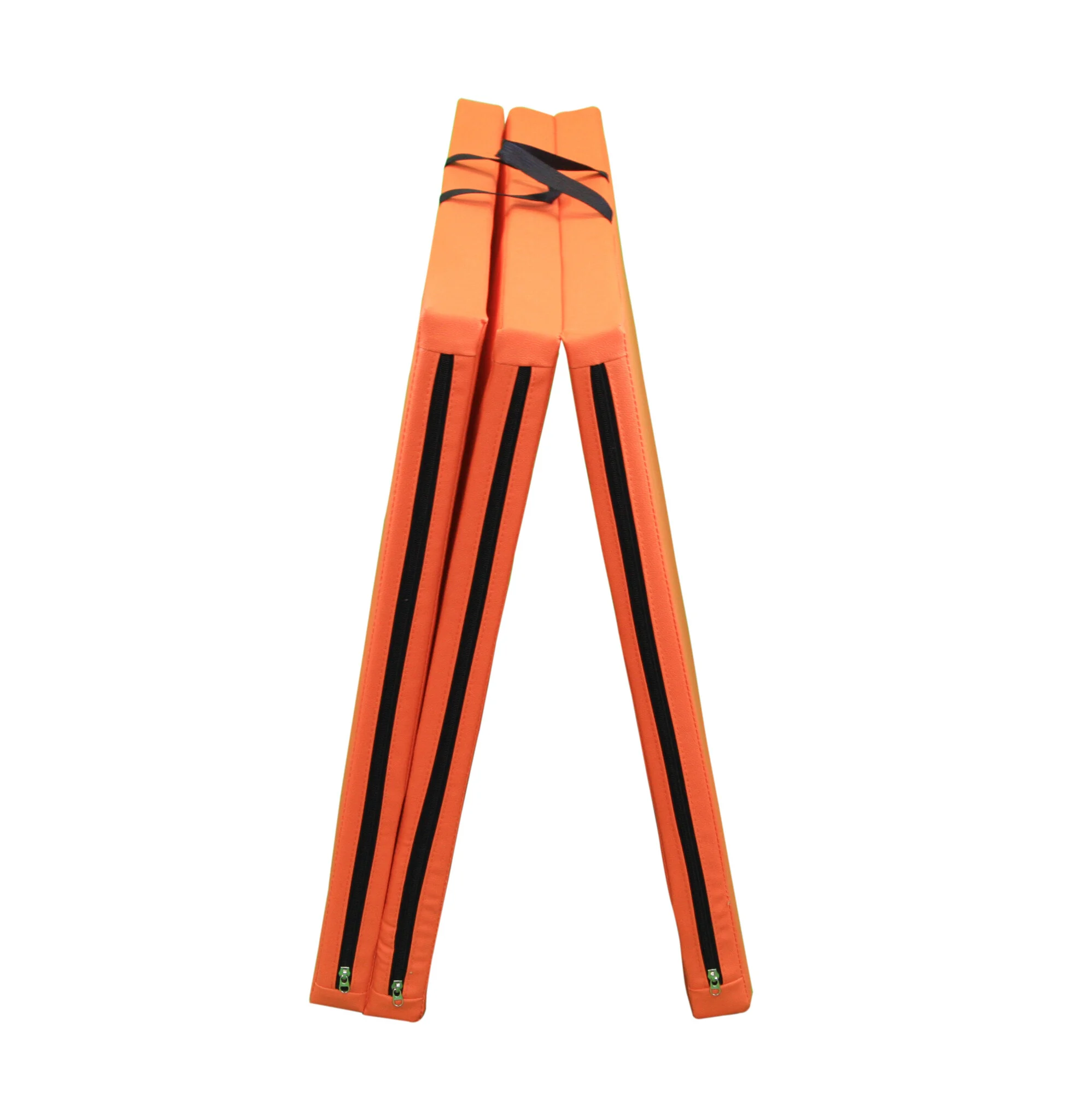 Fitness mat - opvouwbaar - 80x200x5 cm - waterdicht - oranje